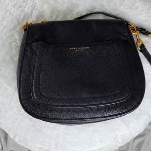 Marc Jacobs leather cross body saddle bag
